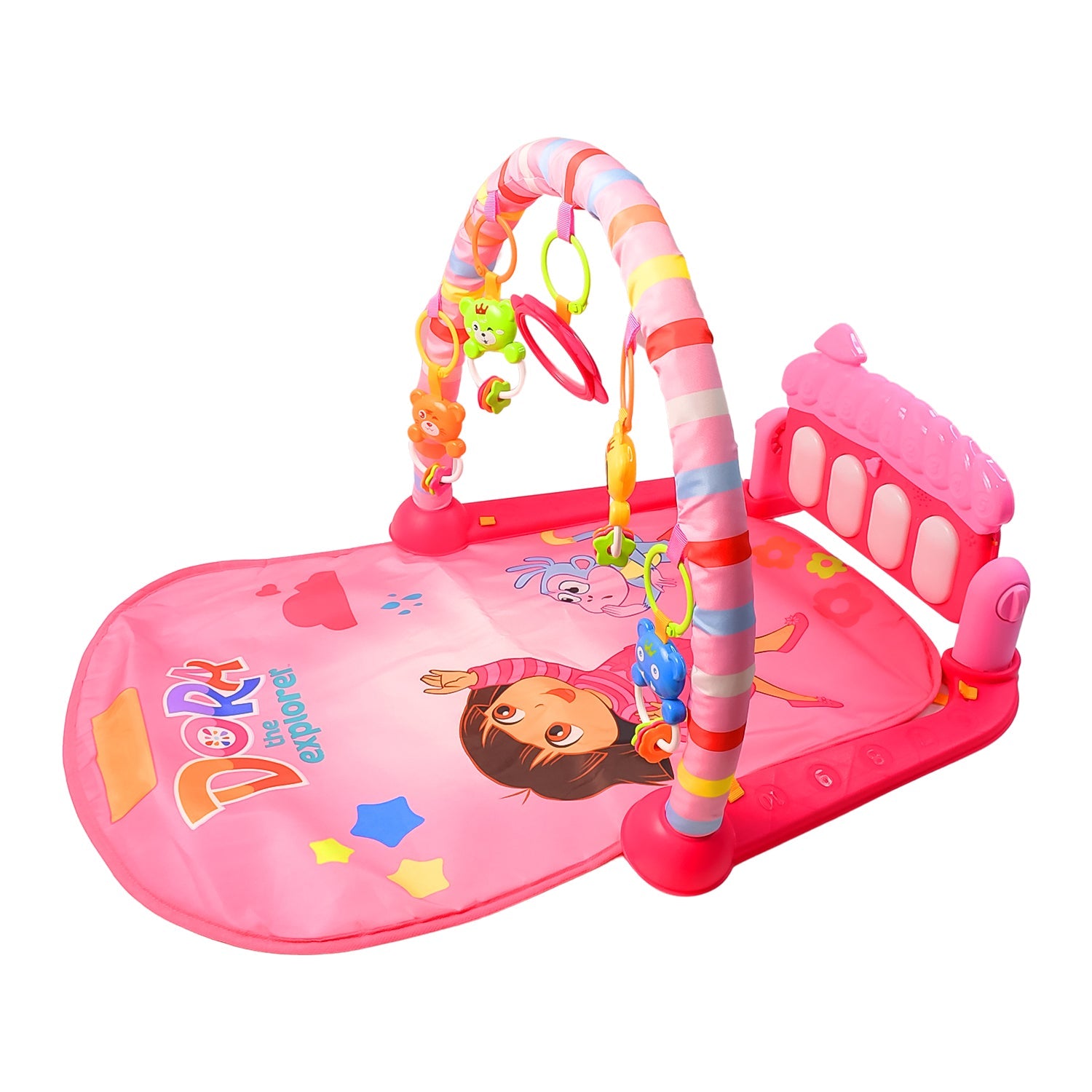 2in1 Baby Kick and Play Piano Gym Mat & Fitness Rack (1 Set) 2in1 Baby Kick and Play Piano Gym Mat & Fitness Rack (1 Set)